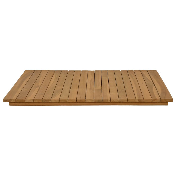 Placă de masă 70 x 70 x 3,5 cm Pătrat Lemn solid de tec natural - WALTI WALTI