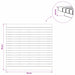Placă de masă 70 x 70 x 3,5 cm Pătrat Lemn solid de tec natural - WALTI WALTI