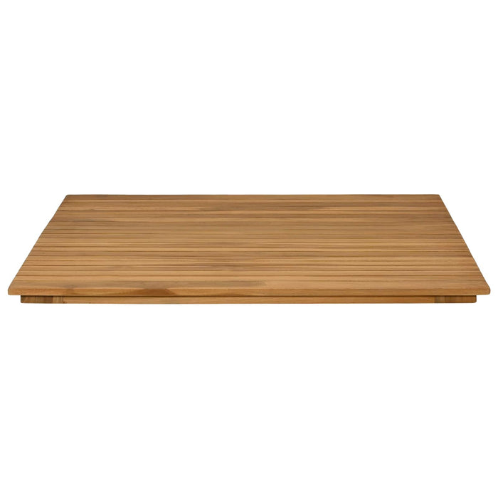 Placă de masă 80 x 80 x 3,5 cm Pătrat Lemn solid de tec natural - WALTI WALTI