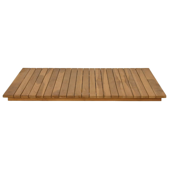 Placă de masă 80 x 80 x 3,5 cm Pătrat Lemn solid de tec natural - WALTI WALTI