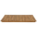 Placă de masă 80 x 80 x 3,5 cm Pătrat Lemn solid de tec natural - WALTI WALTI