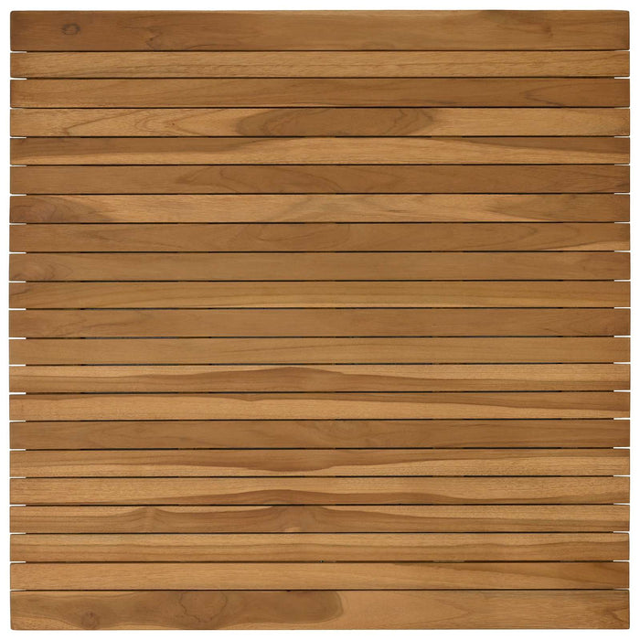 Placă de masă 80 x 80 x 3,5 cm Pătrat Lemn solid de tec natural - WALTI WALTI