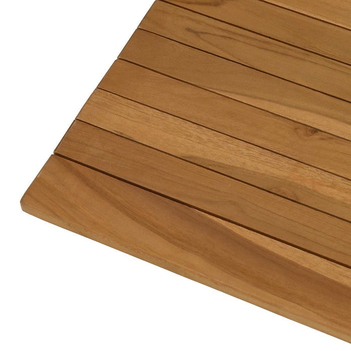 Placă de masă 90 x 90 x 3,5 cm Pătrat Lemn solid de tec natural - WALTI WALTI