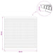 Placă de masă 90 x 90 x 3,5 cm Pătrat Lemn solid de tec natural - WALTI WALTI