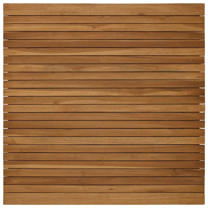 Placă de masă 90 x 90 x 3,5 cm Pătrat Lemn solid de tec natural - WALTI WALTI