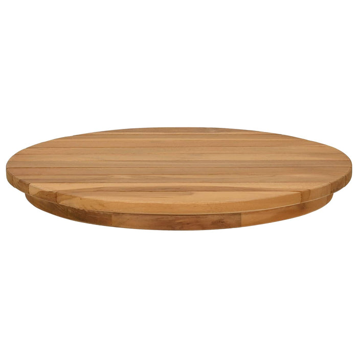 Placă de masă Ø 40 x 3,5 Rotund Lemn solid de tec natural - WALTI WALTI