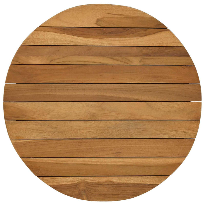 Placă de masă Ø 40 x 3,5 Rotund Lemn solid de tec natural - WALTI WALTI