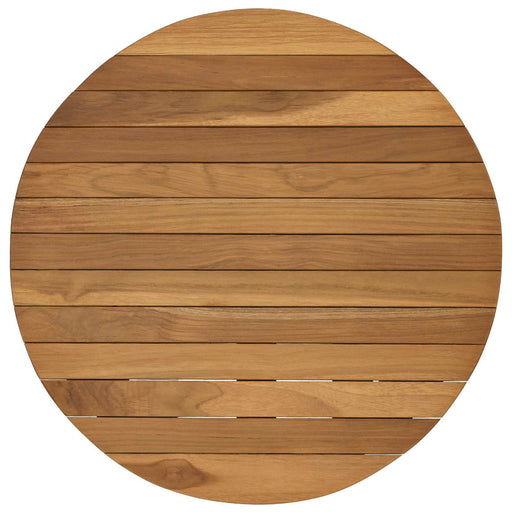 Placă de masă Ø 50 x 3,5 Rotund Lemn solid de tec natural - WALTI WALTI