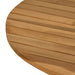 Placă de masă Ø 60 x 3,5 Rotund Lemn solid de tec natural - WALTI WALTI