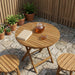 Placă de masă Ø 60 x 3,5 Rotund Lemn solid de tec natural - WALTI WALTI