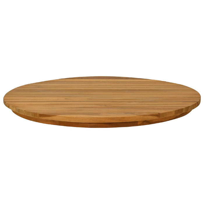 Placă de masă Ø 60 x 3,5 Rotund Lemn solid de tec natural - WALTI WALTI