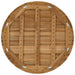 Placă de masă Ø 70 x 3,5 Rotund Lemn solid de tec natural - WALTI WALTI