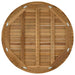 Placă de masă Ø 80 x 3,5 Rotund Lemn solid de tec natural - WALTI WALTI
