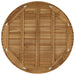 Placă de masă Ø 90 x 3,5 Rotund Lemn solid de tec natural - WALTI WALTI