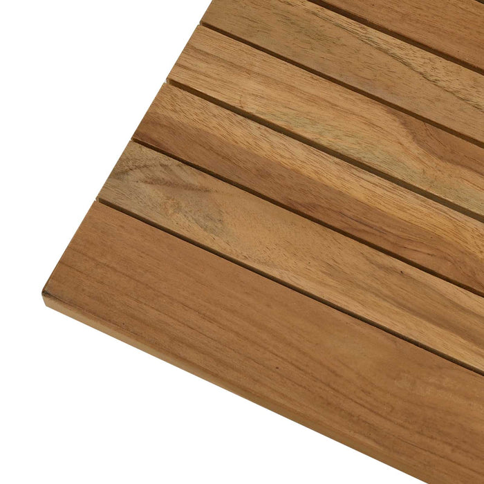 Placă de masă 80 x 40 x 3,5 cm Dreptunghiular Lemn solid de tec - WALTI WALTI