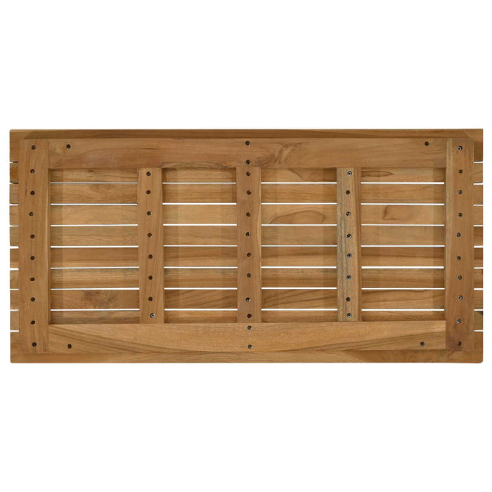 Placă de masă 80 x 40 x 3,5 cm Dreptunghiular Lemn solid de tec - WALTI WALTI