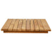 Placă de masă 80 x 40 x 3,5 cm Dreptunghiular Lemn solid de tec - WALTI WALTI