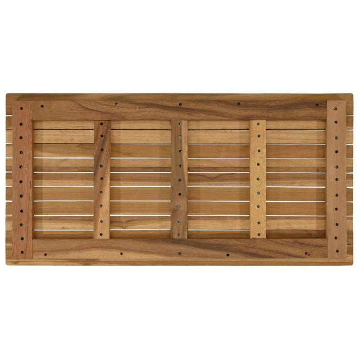 Placă de masă 90 x 45 x 3,5 cm Dreptunghiular Lemn solid de tec - WALTI WALTI