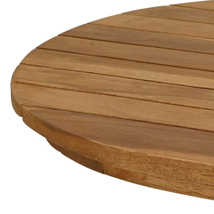 Placă de masă 80 x 40 x 3,5 cm Oval Lemn solid de tec natural - WALTI WALTI