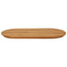 Placă de masă 90 x 45 x 3,5 cm Oval Lemn solid de tec natural - WALTI WALTI
