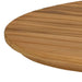 Placă de masă 100 x 50 x 3,5 cm Oval Lemn solid de tec natural - WALTI WALTI