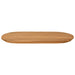 Placă de masă 100 x 50 x 3,5 cm Oval Lemn solid de tec natural - WALTI WALTI