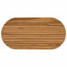 Placă de masă 100 x 50 x 3,5 cm Oval Lemn solid de tec natural - WALTI WALTI