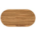 Placă de masă 110 x 55 x 3,5 cm Oval Lemn solid de tec natural - WALTI WALTI