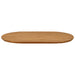 Placă de masă 120 x 70 x 3,5 cm Oval Lemn solid de tec natural - WALTI WALTI