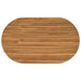 Placă de masă 120 x 70 x 3,5 cm Oval Lemn solid de tec natural - WALTI WALTI