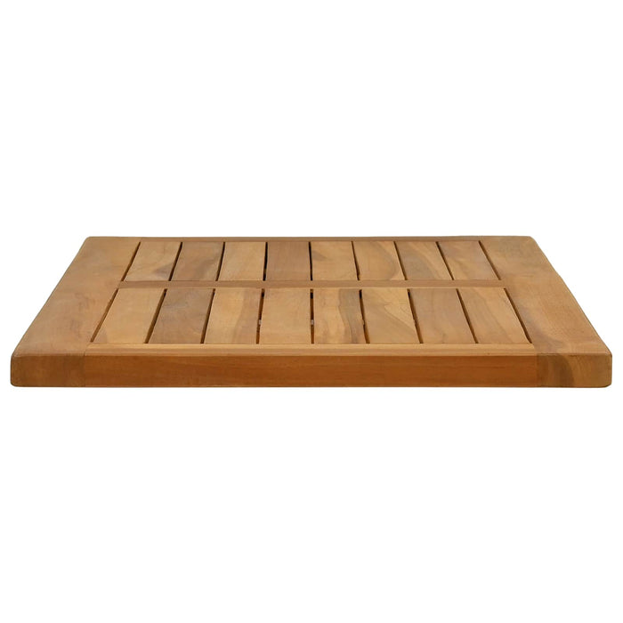 Placă de masă Dreptunghiular Lemn solid de tec natural - WALTI WALTI