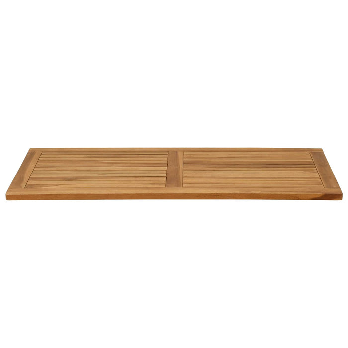 Placă de masă Dreptunghiular Lemn solid de tec natural - WALTI WALTI