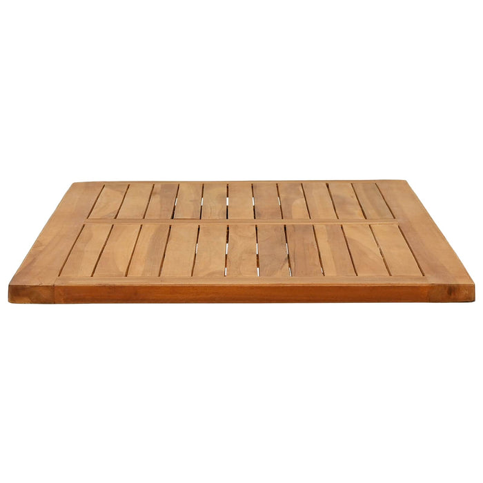Placă de masă Dreptunghiular Lemn solid de tec natural - WALTI WALTI