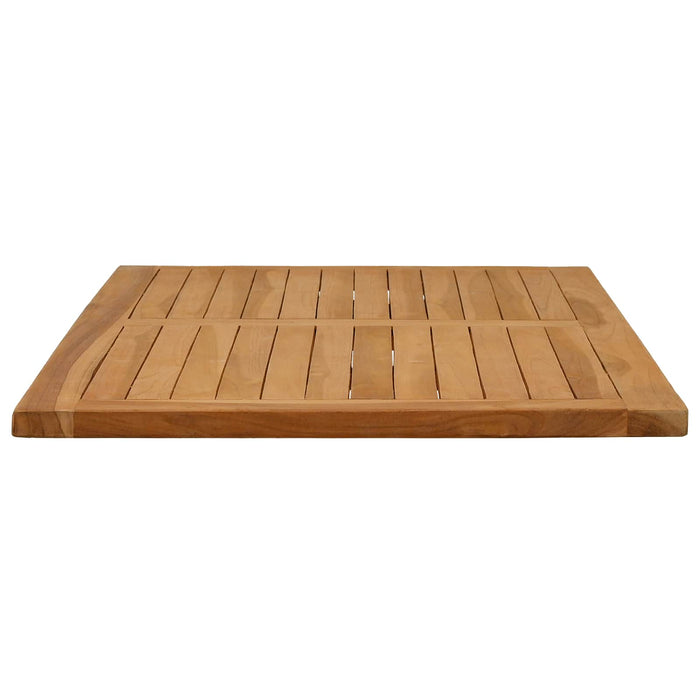 Placă de masă Dreptunghiular Lemn solid de tec natural - WALTI WALTI