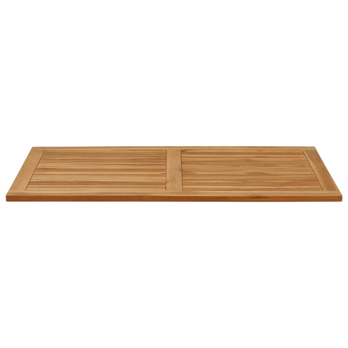 Placă de masă Dreptunghiular Lemn solid de tec natural - WALTI WALTI