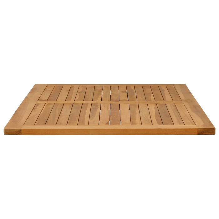 Placă de masă Dreptunghiular Lemn solid de tec natural - WALTI WALTI