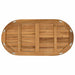 Placă de masă Oval Lemn solid de tec natural - WALTI WALTI