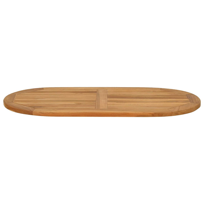 Placă de masă Oval Lemn solid de tec natural - WALTI WALTI