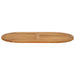 Placă de masă Oval Lemn solid de tec natural - WALTI WALTI