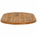Placă de masă Oval Lemn solid de tec natural - WALTI WALTI