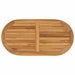 Placă de masă Oval Lemn solid de tec natural - WALTI WALTI
