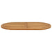 Placă de masă Oval Lemn solid de tec natural - WALTI WALTI