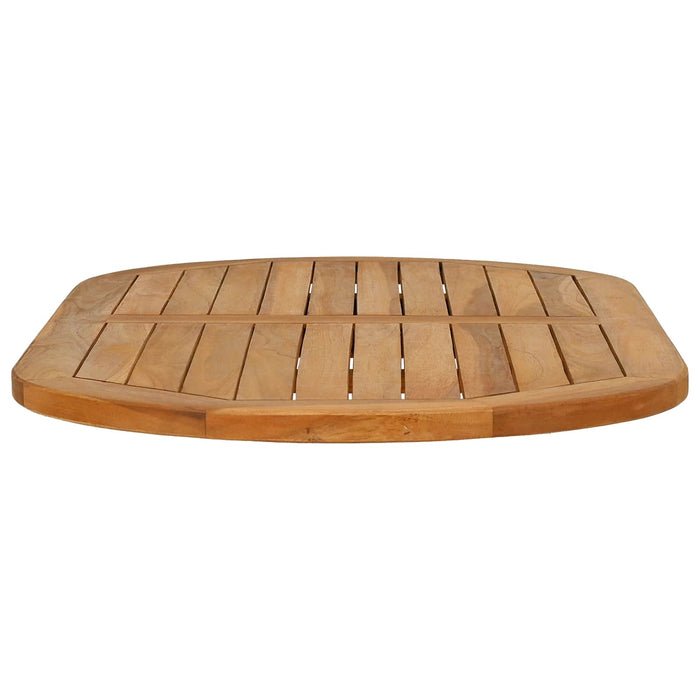 Placă de masă Oval Lemn solid de tec natural - WALTI WALTI