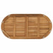 Placă de masă Oval Lemn solid de tec natural - WALTI WALTI