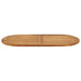 Placă de masă Oval Lemn solid de tec natural - WALTI WALTI