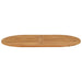 Placă de masă Oval Lemn solid de tec natural - WALTI WALTI