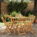 Scaune de grădină pliante 6 pcs natural 40 x 53 x 80 cm - WALTI WALTI