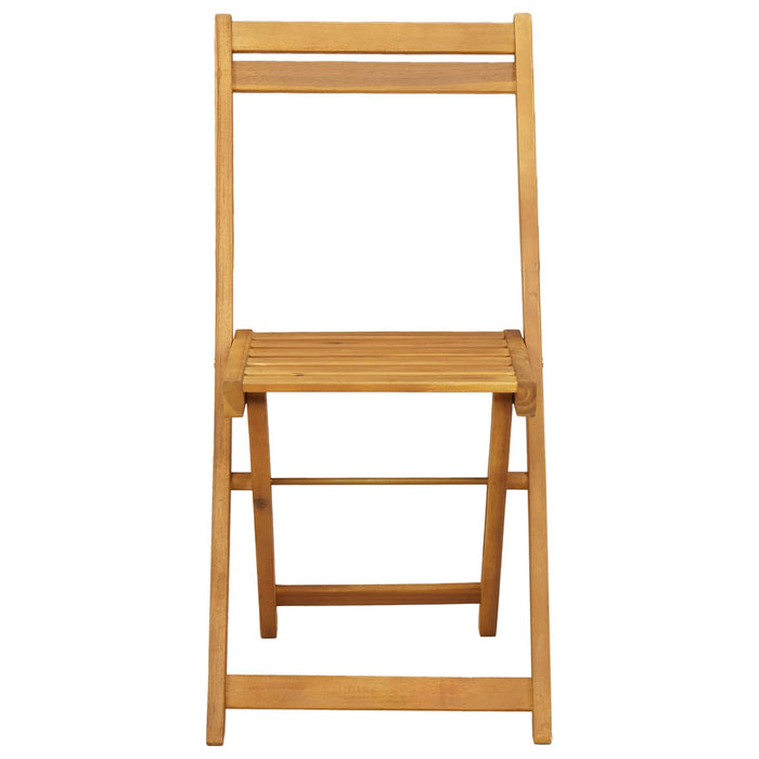 Scaune de grădină pliante 6 pcs natural 40 x 53 x 80 cm - WALTI WALTI