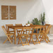 Scaune Bistro pentru Exterior 8 pcs natural 40 x 53 x 80 cm - WALTI WALTI