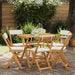 Scaune Bistro pentru Exterior 6 pcs Alb crem 40 x 53 x 80 cm - WALTI WALTI